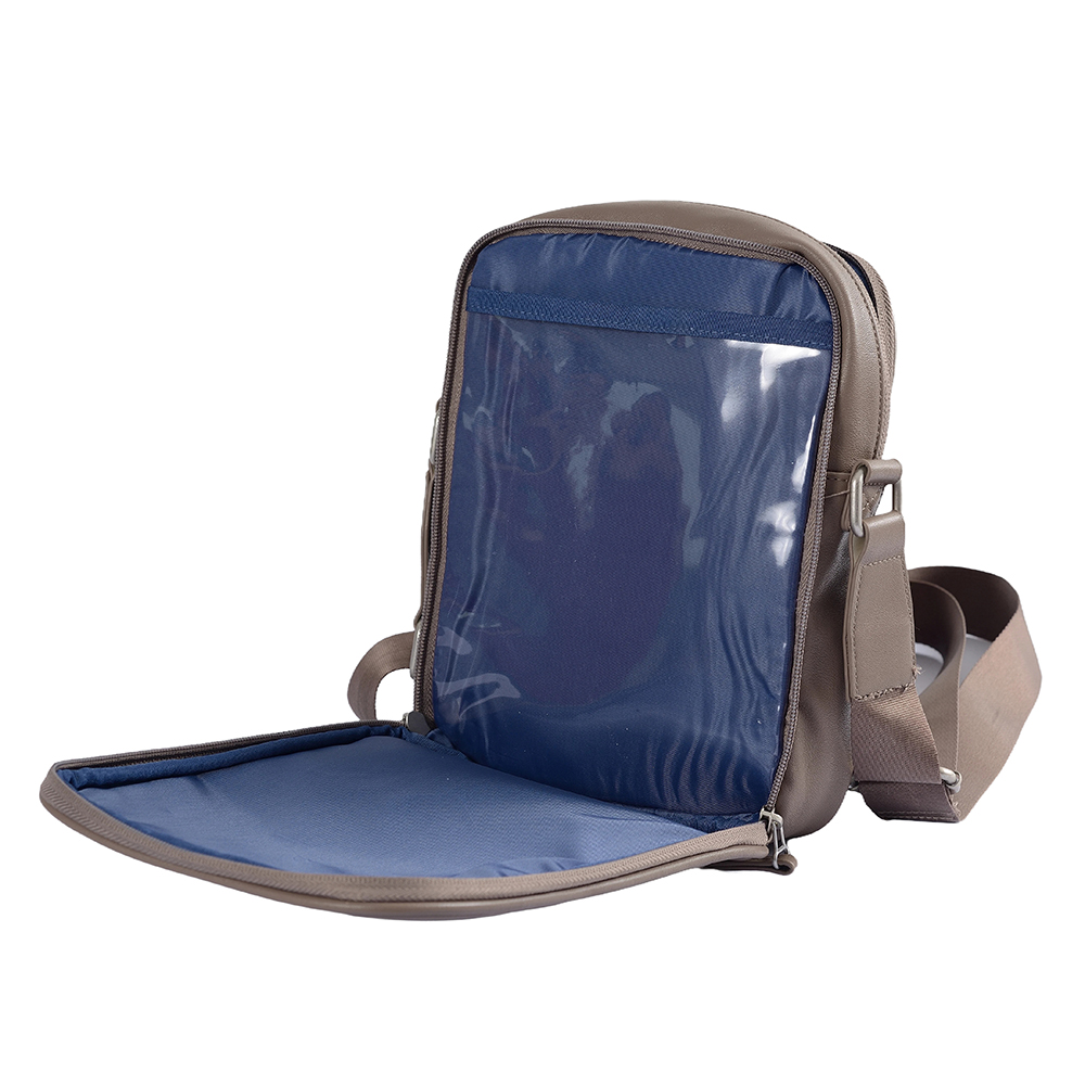 tovární zakázková unisex taška na jedno rameno cross body z PU kůže