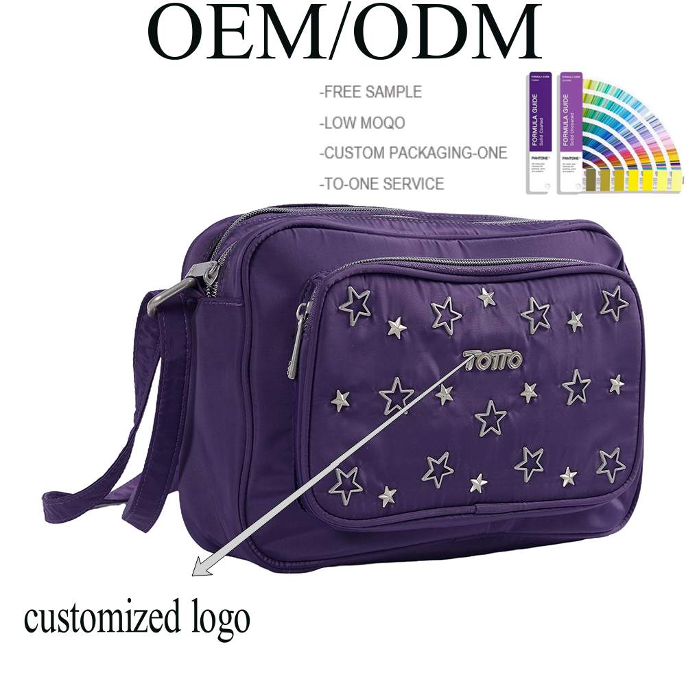 tovární zakázkový design nastavitelný popruh unsex crossbody kabelka čtvercový tvar kovové doplňky dekorace